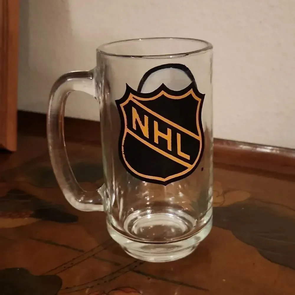 NHL Boston Bruins Glass Mug 12 oz.